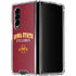 Iowa State University Collegiate Text Galaxy Z Fold4 5G Clear Case