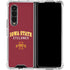 Iowa State University Collegiate Text Galaxy Z Fold4 5G Clear Case