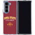 Iowa State University Collegiate Text Galaxy Z Fold5 5G Clear Case