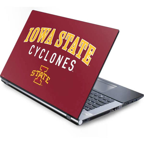 Iowa State University Collegiate Text Generic Laptop Skin