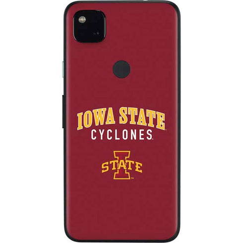 Iowa State University Collegiate Text Google Pixel 4a Skin