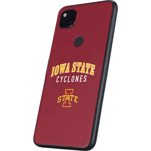 Iowa State University Collegiate Text Google Pixel 4a Skin