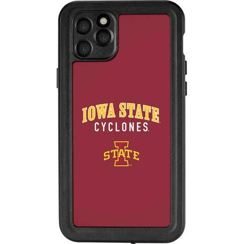 Iowa State University Collegiate Text iPhone 11 Pro Max Waterproof Case