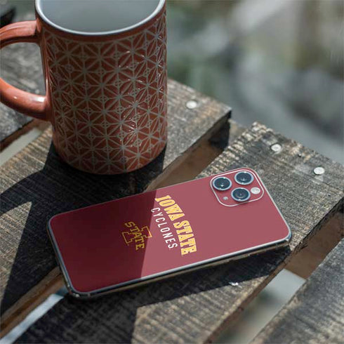 Iowa State University Collegiate Text iPhone 11 Pro Skin