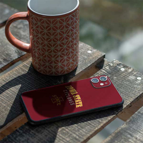 Iowa State University Collegiate Text iPhone 11 Skin