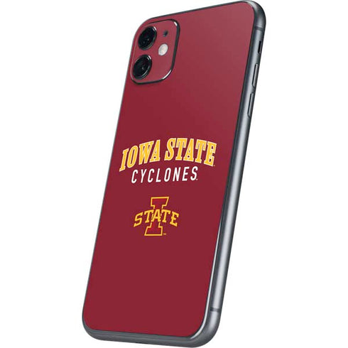 Iowa State University Collegiate Text iPhone 11 Skin