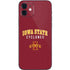 Iowa State University Collegiate Text iPhone 12 Mini Skin