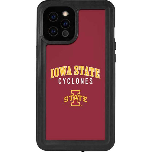 Iowa State University Collegiate Text iPhone 12 Pro Max Waterproof Case