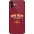 Iowa State University Collegiate Text iPhone 12 Skin