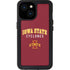 Iowa State University Collegiate Text iPhone 13 Mini Waterproof Case