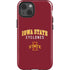 Iowa State University Collegiate Text iPhone 15 Impact Case