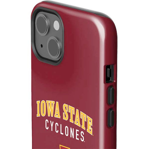 Iowa State University Collegiate Text iPhone 15 Impact Case