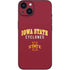 Iowa State University Collegiate Text iPhone 14 Plus Skin