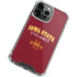 Iowa State University Collegiate Text iPhone 15 Pro Max Clear Case