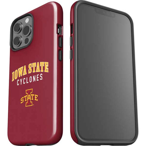 Iowa State University Collegiate Text iPhone 15 Pro Max Impact Case