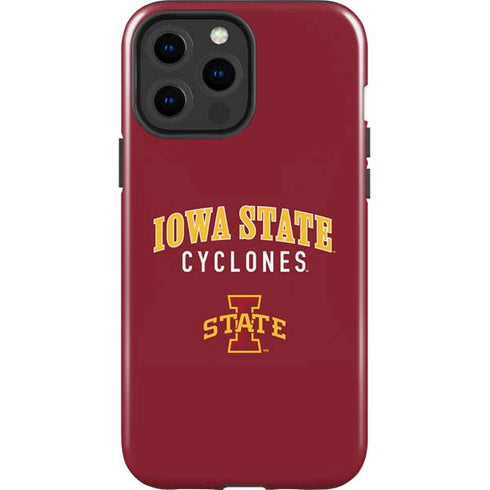 Iowa State University Collegiate Text iPhone 15 Pro Max Impact Case