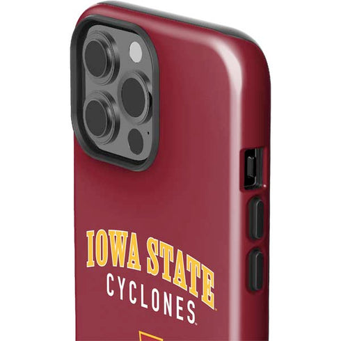 Iowa State University Collegiate Text iPhone 15 Pro Max Impact Case