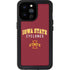 Iowa State University Collegiate Text iPhone 14 Pro Max Waterproof Case