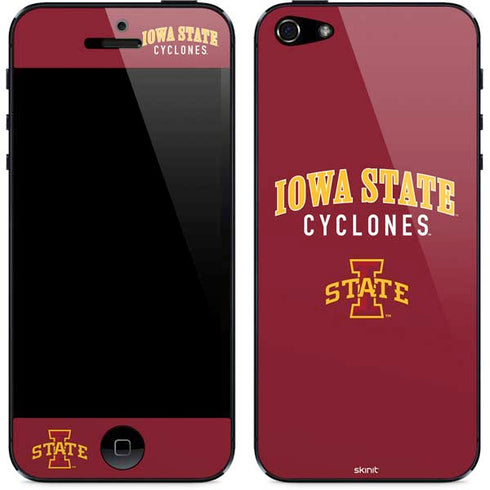 Iowa State University Collegiate Text iPhone 5/5s/5SE Skin
