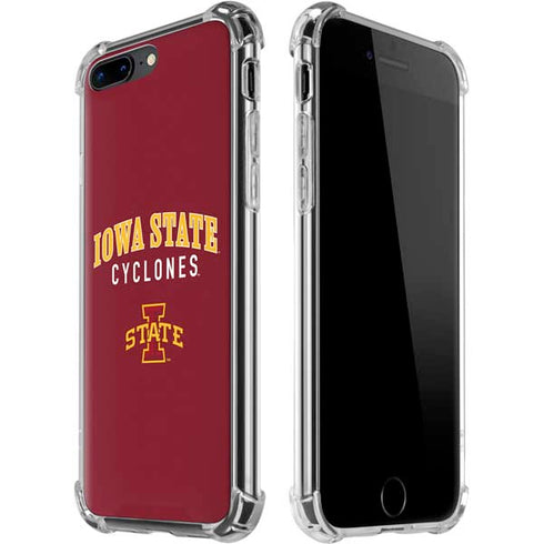 Iowa State University Collegiate Text iPhone 7/8 Plus Clear Case