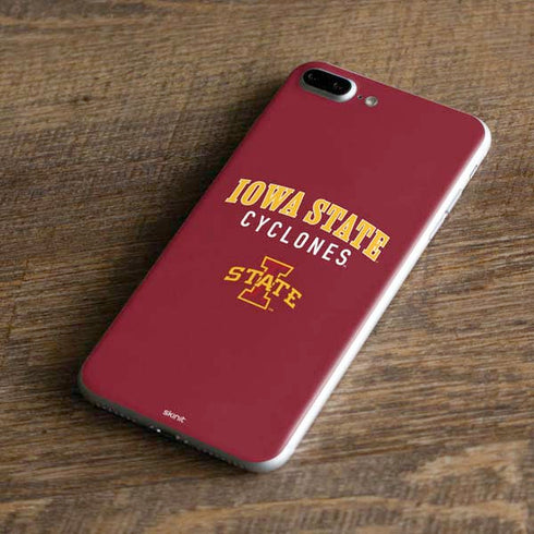 Iowa State University Collegiate Text iPhone 8 Plus Skin