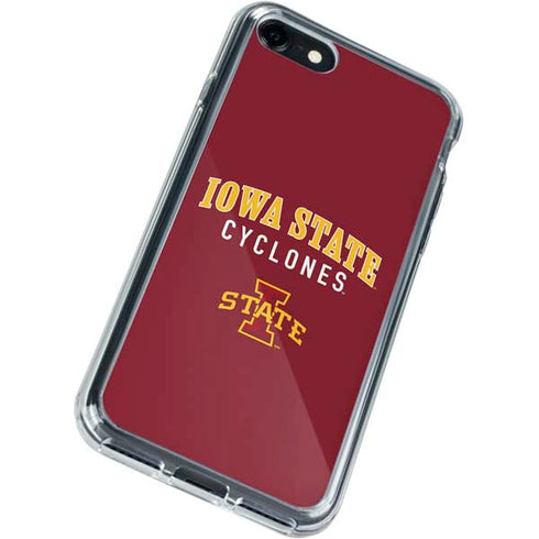 Iowa State University Collegiate Text iPhone SE (2nd & 3rd Gen) Clear Case