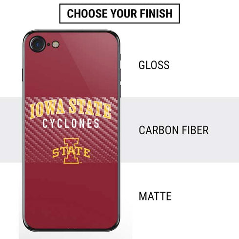 Iowa State University Collegiate Text iPhone SE (2nd & 3rd Gen) Skin