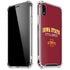 Iowa State University Collegiate Text iPhone XR Clear Case