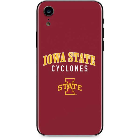 Iowa State University Collegiate Text iPhone XR Skin