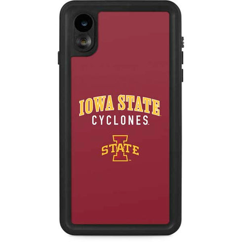 Iowa State University Collegiate Text iPhone XR Waterproof Case