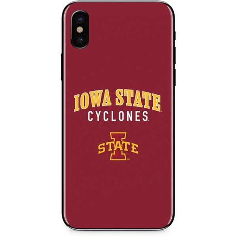 Iowa State University Collegiate Text iPhone XS Skin
