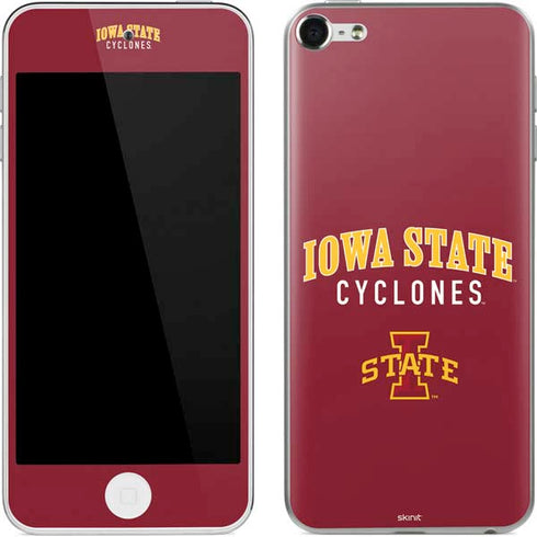 Iowa State University Collegiate Text Apple iPod Skin