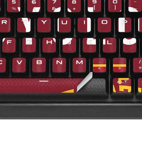 Iowa State University Collegiate Text K95 RGB PLATINUM Mechanical Gaming Keyboard Skin