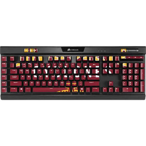 Iowa State University Collegiate Text K95 RGB PLATINUM Mechanical Gaming Keyboard Skin