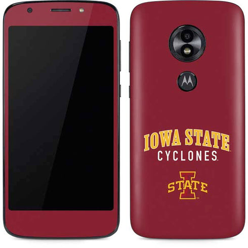 Iowa State University Collegiate Text Moto E5 Play Skin