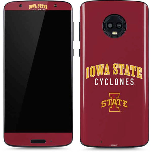 Iowa State University Collegiate Text Moto G6 Skin