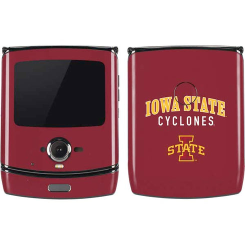 Iowa State University Collegiate Text Motorola RAZR Skin