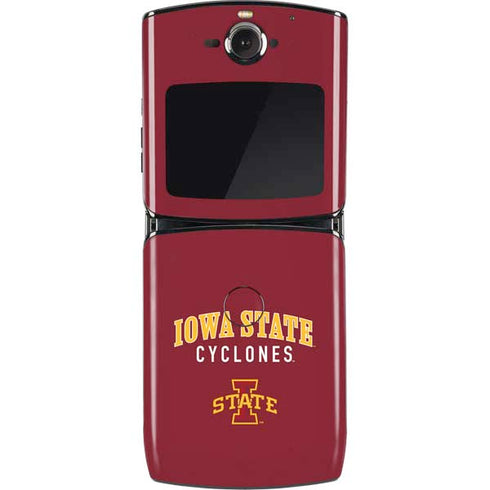 Iowa State University Collegiate Text Motorola RAZR Skin