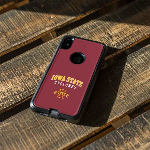 Iowa State University Collegiate Text Otterbox Commuter iPhone Skin