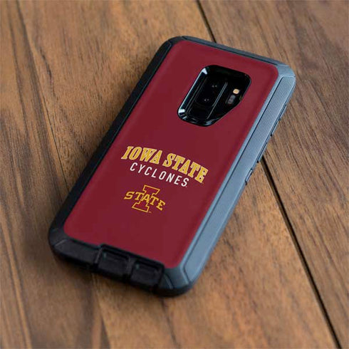 Iowa State University Collegiate Text Otterbox Defender Galaxy Skin