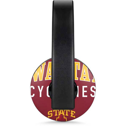 Iowa State University Collegiate Text PlayStation 4 Gold Wireless Headset Skin