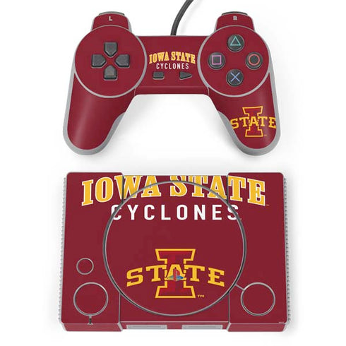 Iowa State University Collegiate Text PlayStation Classic Bundle Skin
