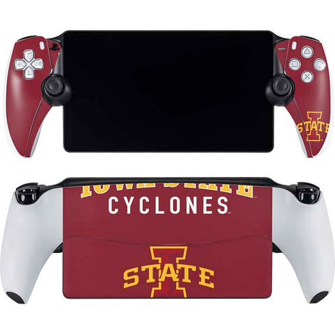 Iowa State University Collegiate Text PlayStation Portal Remote Player Skin