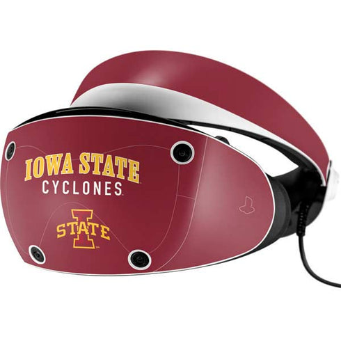 Iowa State University Collegiate Text PlayStation VR2 Skin