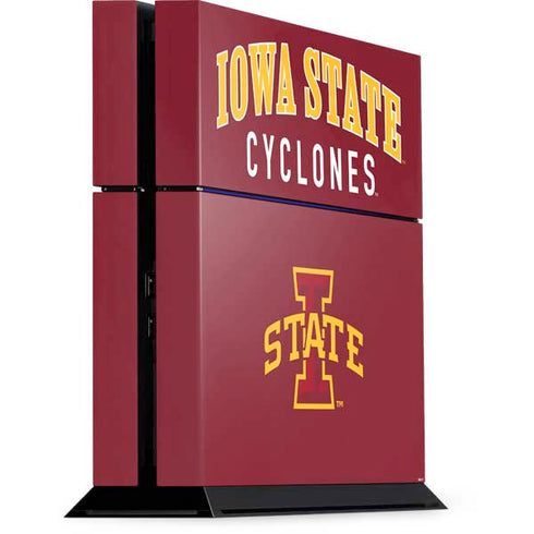 Iowa State University Collegiate Text PS4 Console Skin