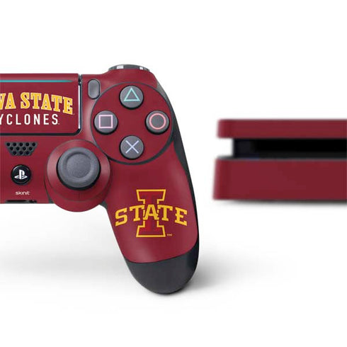 Iowa State University Collegiate Text PS4 Slim Bundle Skin