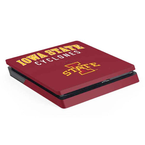 Iowa State University Collegiate Text PS4 Slim Skin