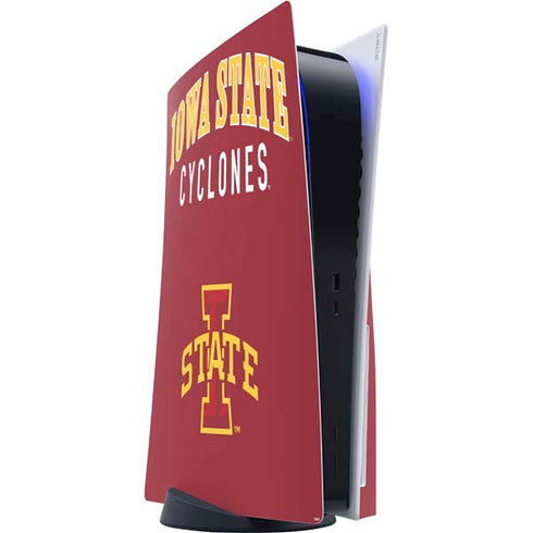 Iowa State University Collegiate Text PS5 Console Skin