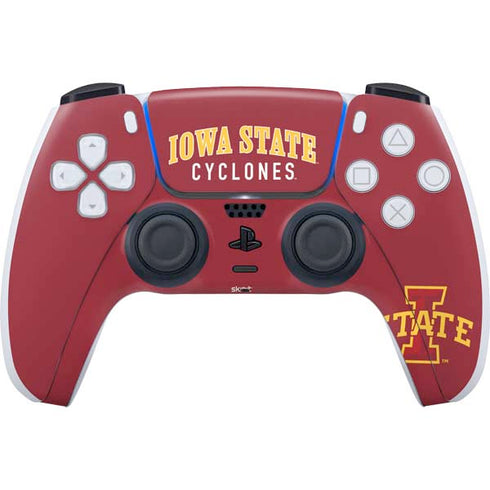 Iowa State University Collegiate Text PS5 Controller Skin