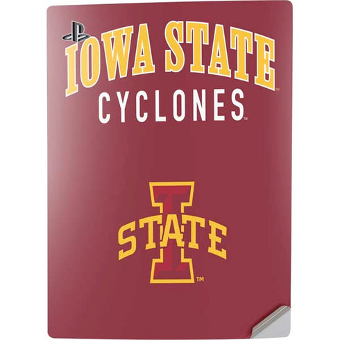 Iowa State University Collegiate Text PS5 Digital Edition Console Skin